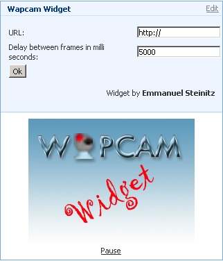 Wapcam Widget